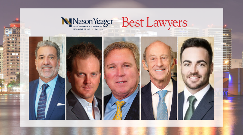 Nason Yeager Attorneys Recognized as 2025 Best Lawyers in America®