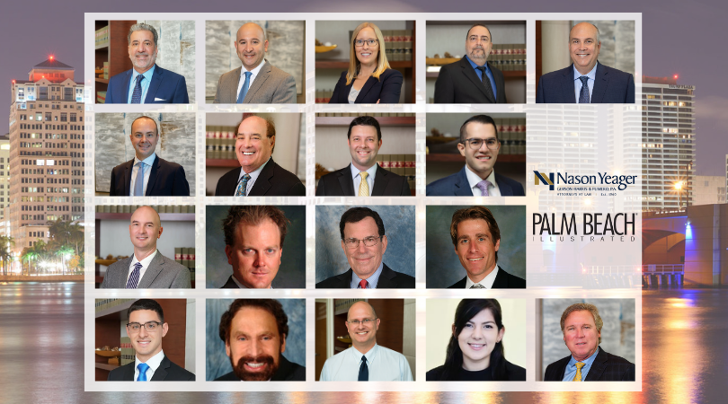 Nason Yeager Attorneys Named in Palm Beach Illustrated’s Top Lawyers 2024 List